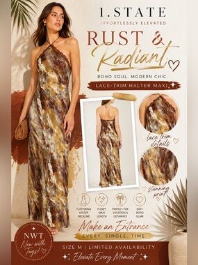 1.state tie neck long sleeve tiered maxi dress 1.STATE Tie Neck Tiered Maxi Dress